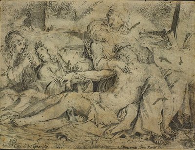 Pietà or Christ of Caprarola by Annibale Carracci